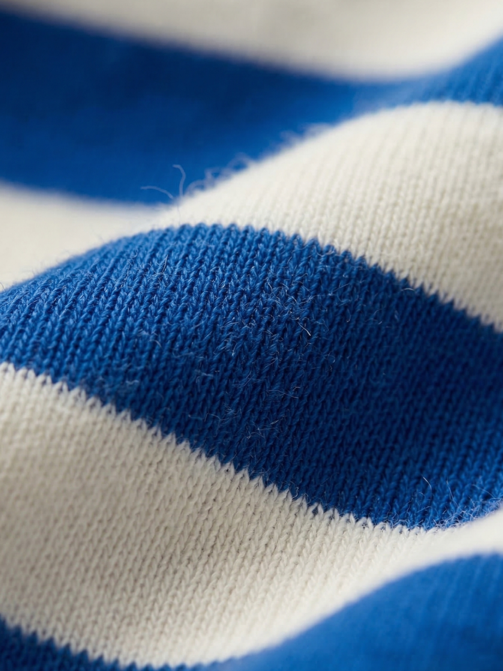 Varsity Striped Polo – Royal Blue Edition