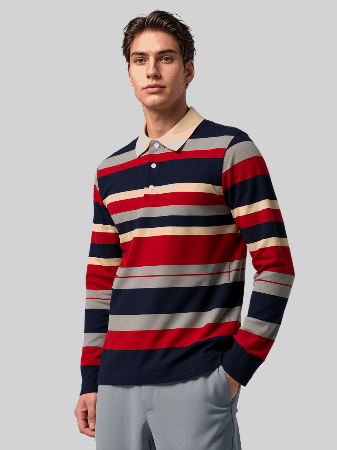Modern Heritage Striped Polo