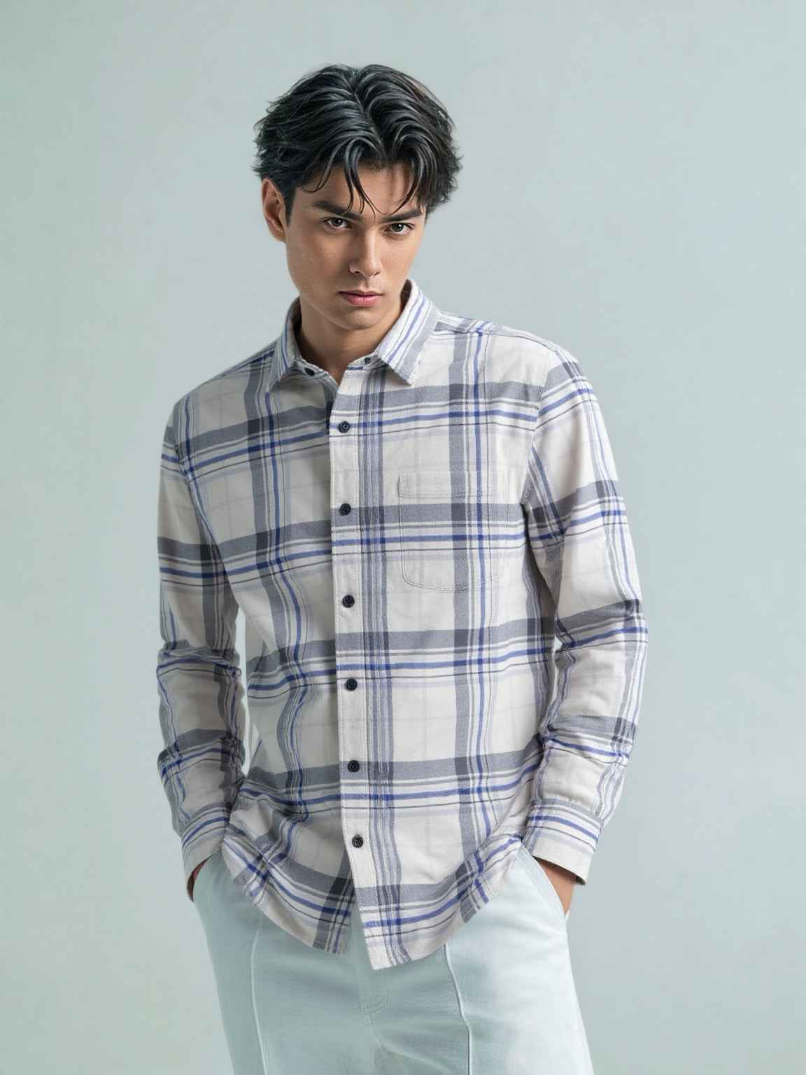 Off-White Tartan Check Shirt