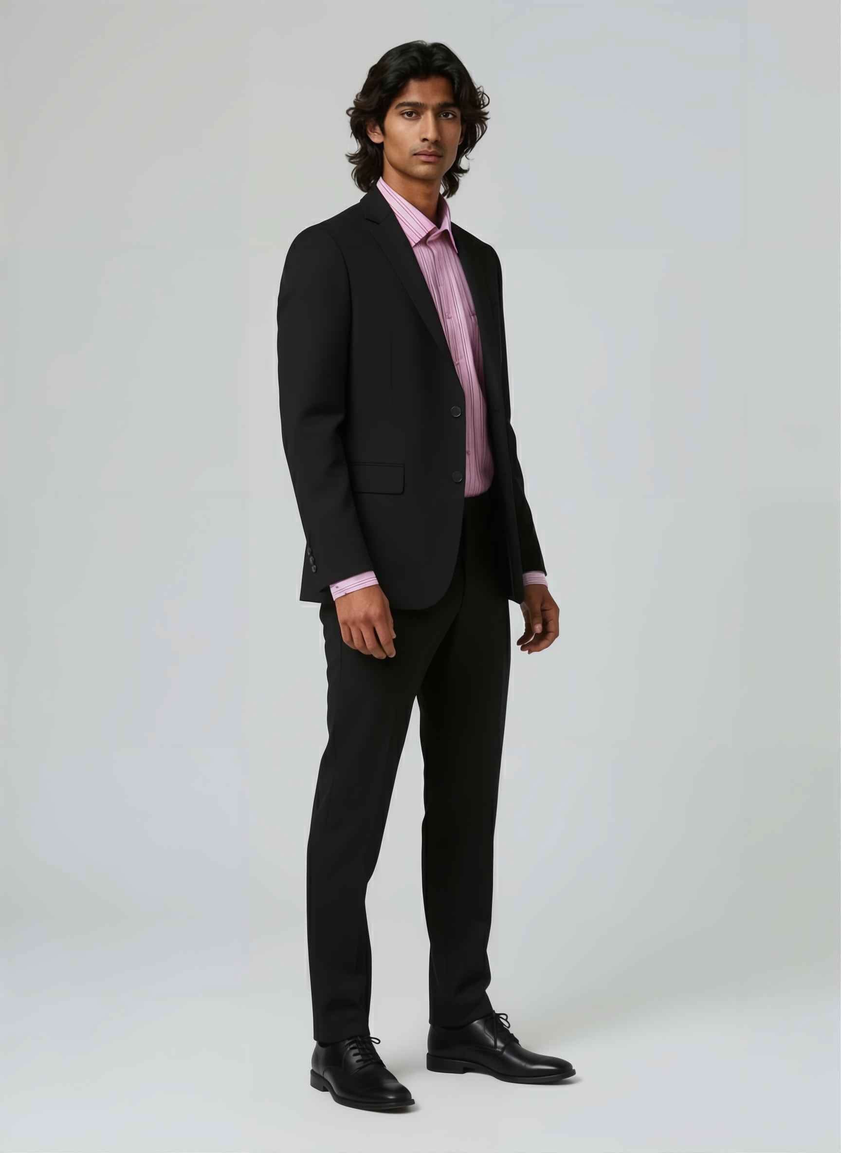 Pink Striped Seersucker Shirt