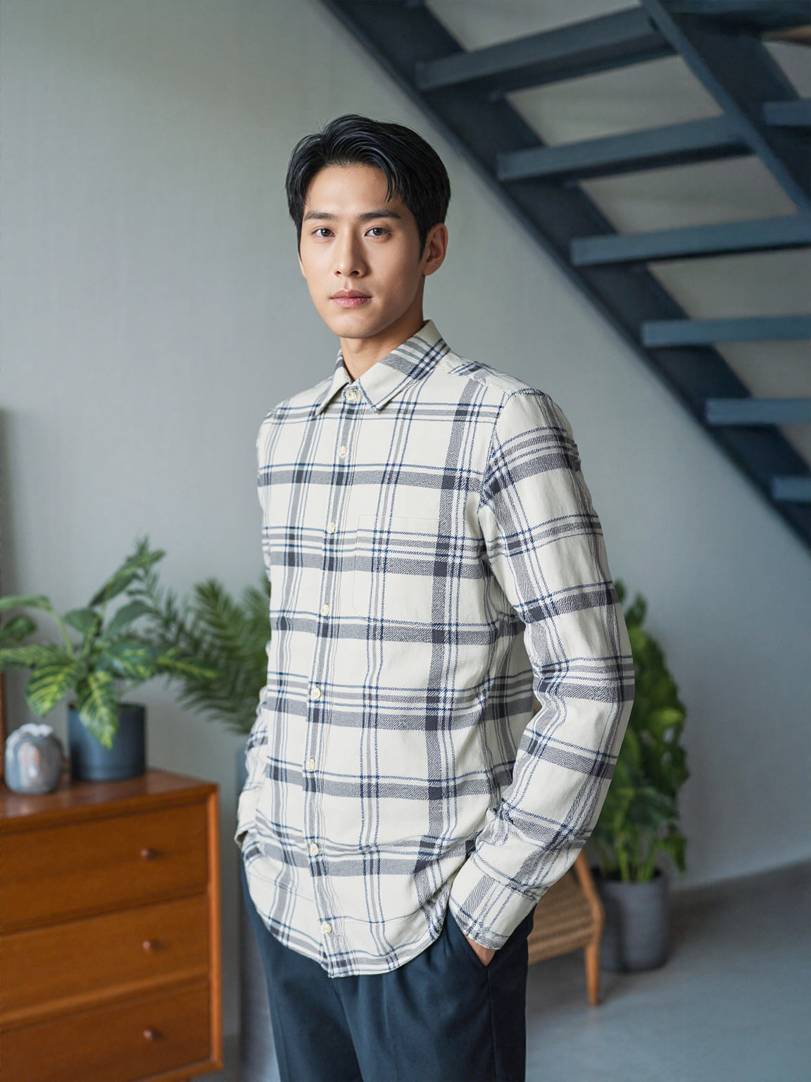 Off-White Tartan Check Shirt