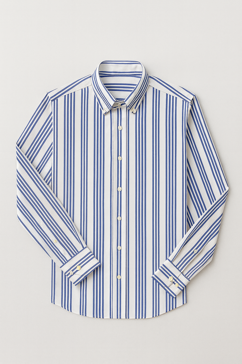 Regal Stripe Cotton Poplin Shirt