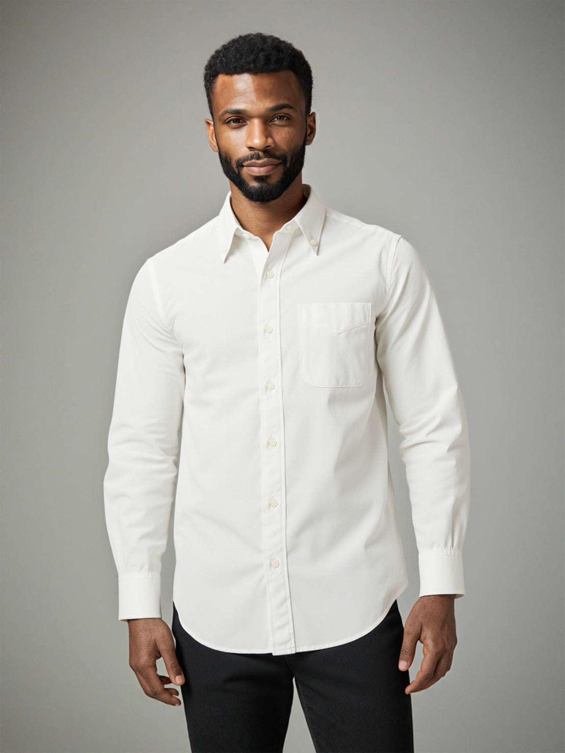 Supima Cotton Ivory Essential Shirt