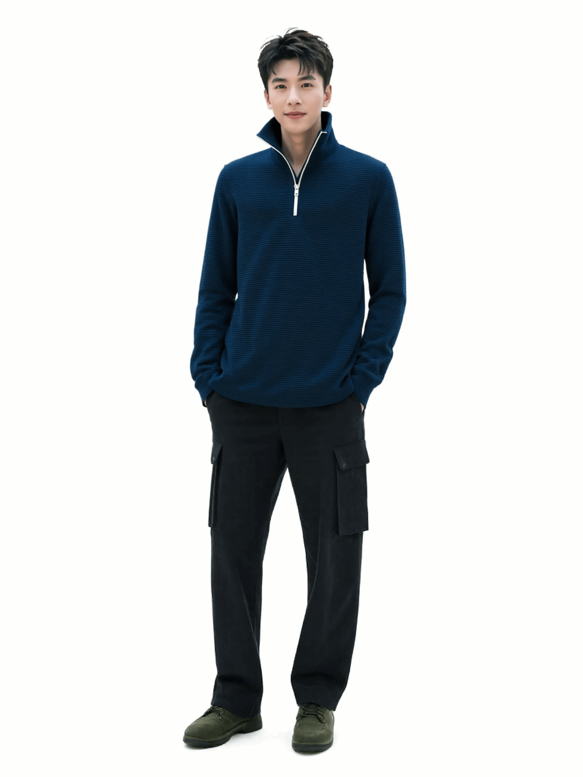 Form Knit Quarter-Zip Pullover