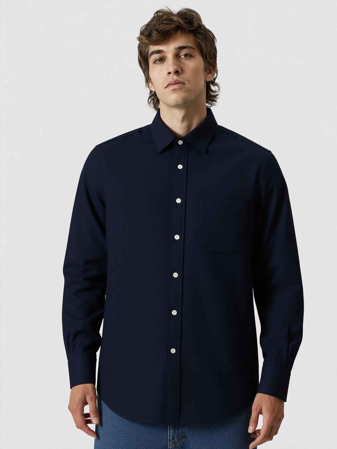 Midnight Navy Classic Oxford Shirt